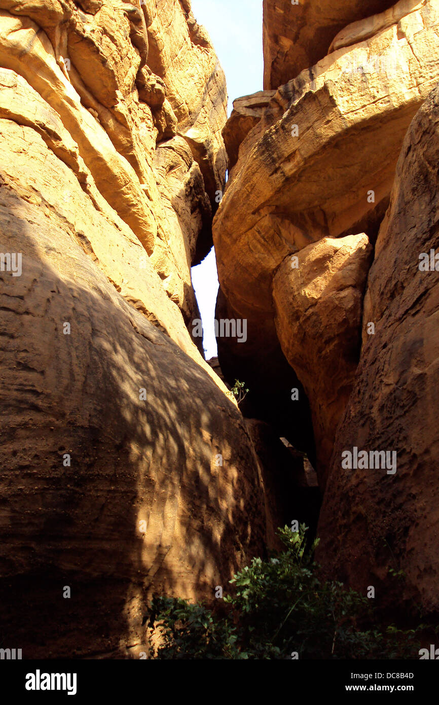 erstaunlichen Klippen Dogon Mali Afrika Stockfoto