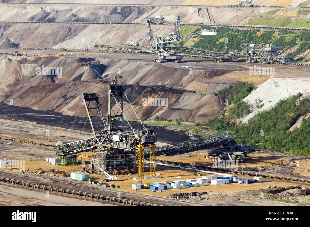 Brown Coal mine Stockfoto