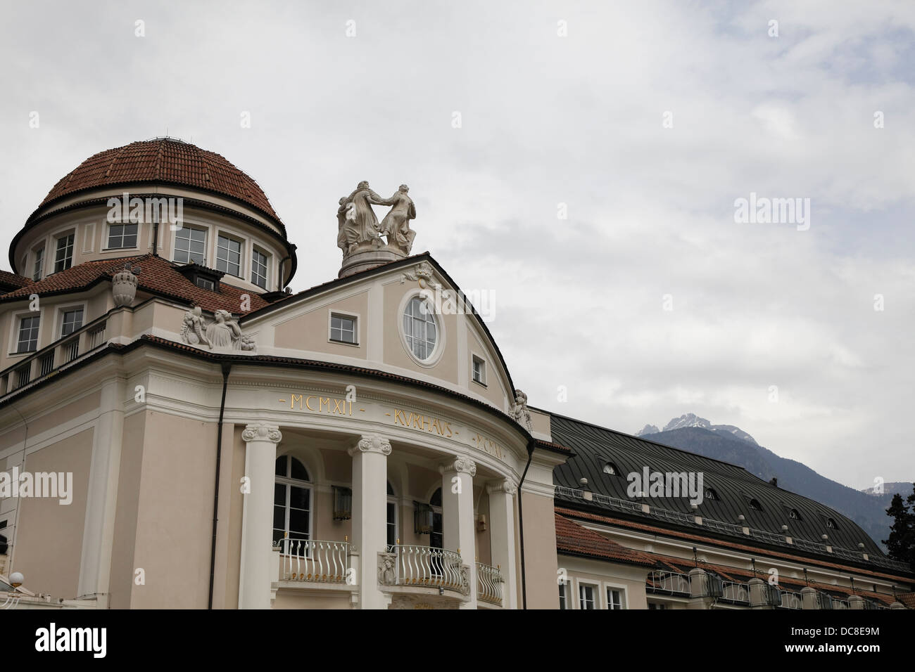 Das Kurhaus Theater-Meran, Südtirol Stockfoto