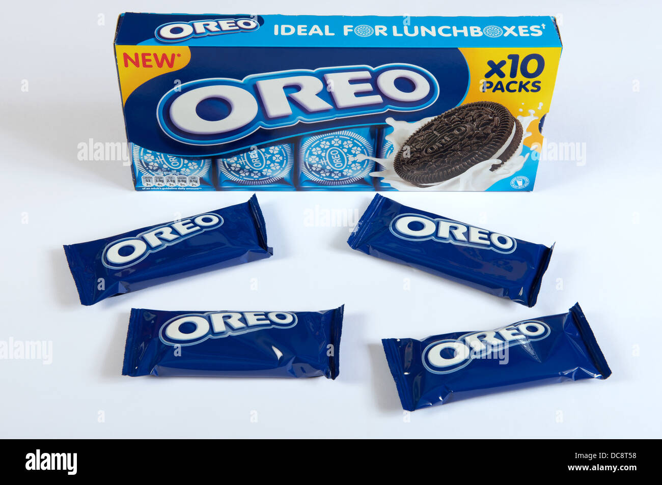 Oreo Schoko Kekse Stockfoto