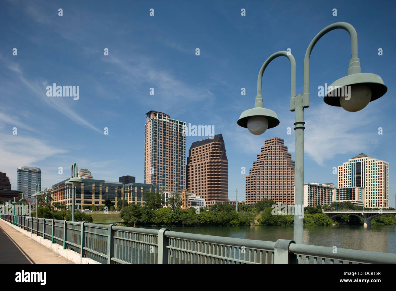 INNENSTADT VON SKYLINE STADT LAKE AUSTIN TEXAS USA Stockfoto