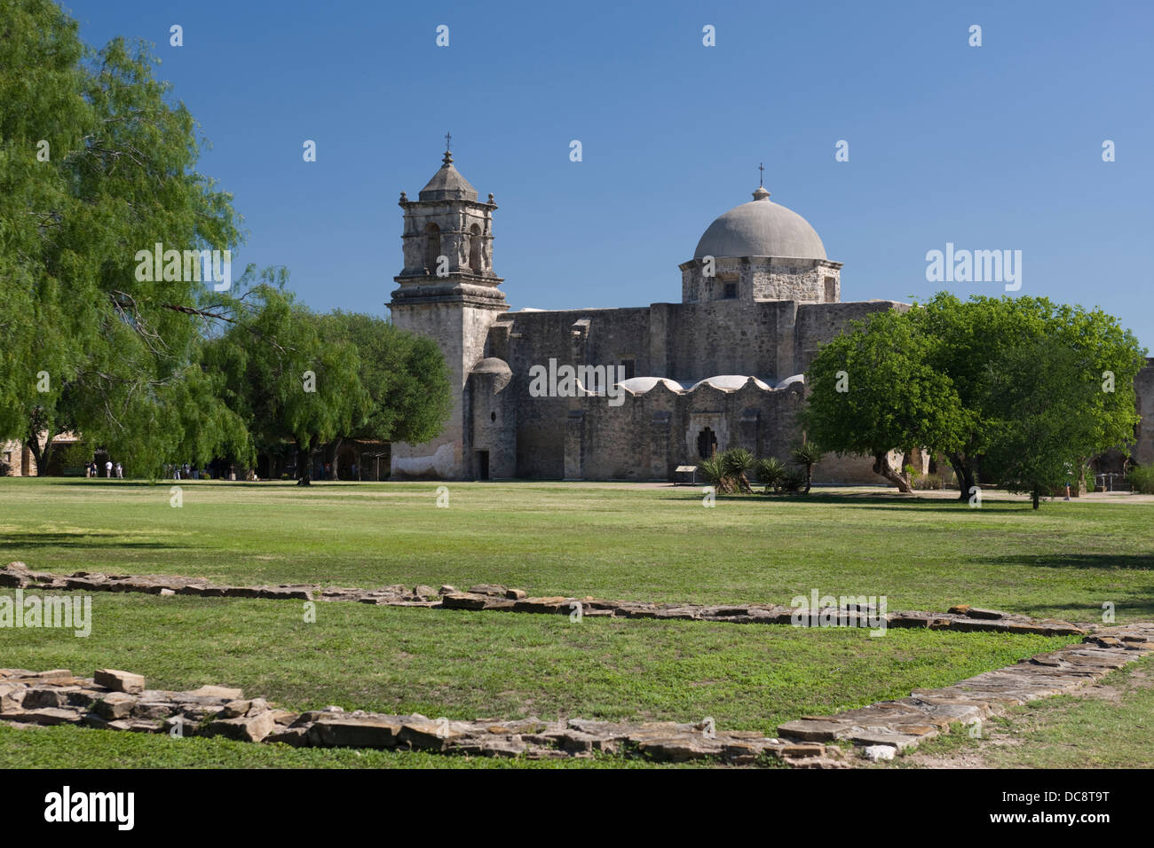 MISSION SAN JOSE SAN ANTONIO TEXAS USA Stockfoto