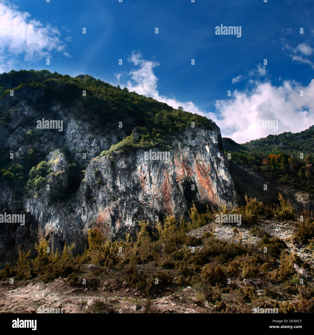 Berg in Tropoja, Albanien Stockfoto