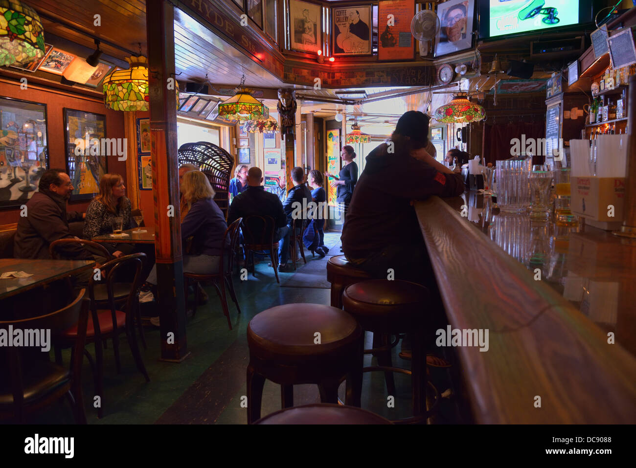 Vesuvio Cafe, San Francisco CA Stockfoto