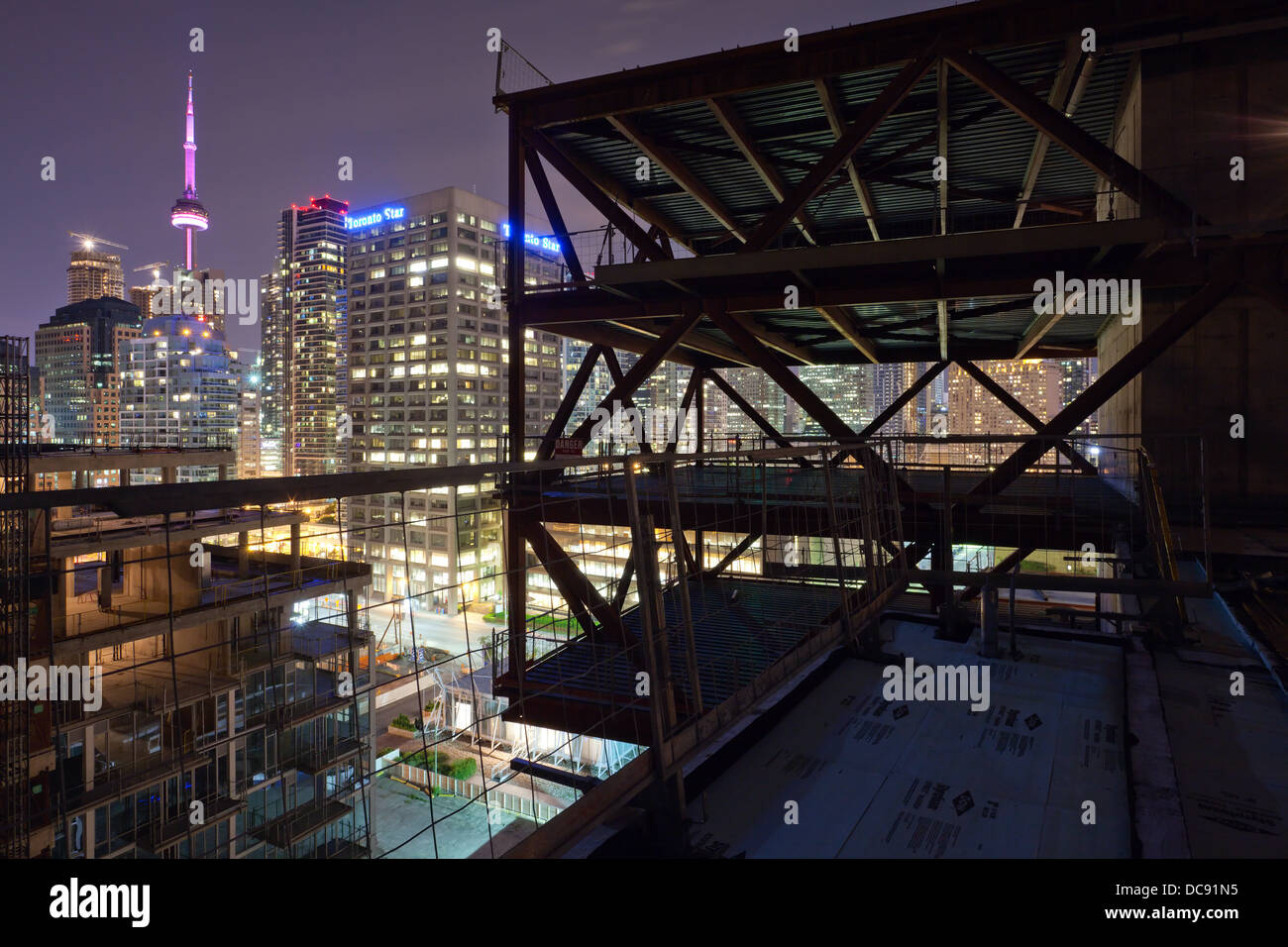 Eigentumswohnungen im Bau, Toronto, Ontario, Kanada. Stockfoto