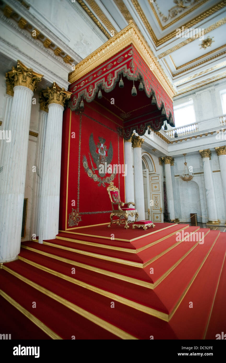 Die Einsiedelei St. George Hall St. Petersburg Russland Stockfoto