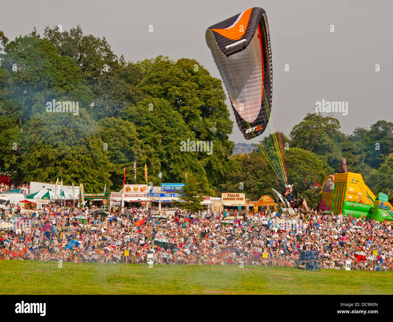 Parabatix Luft in Bristol Balloon Fiesta, Ashton Gericht Estate, Bristol, UK anzeigen Stockfoto