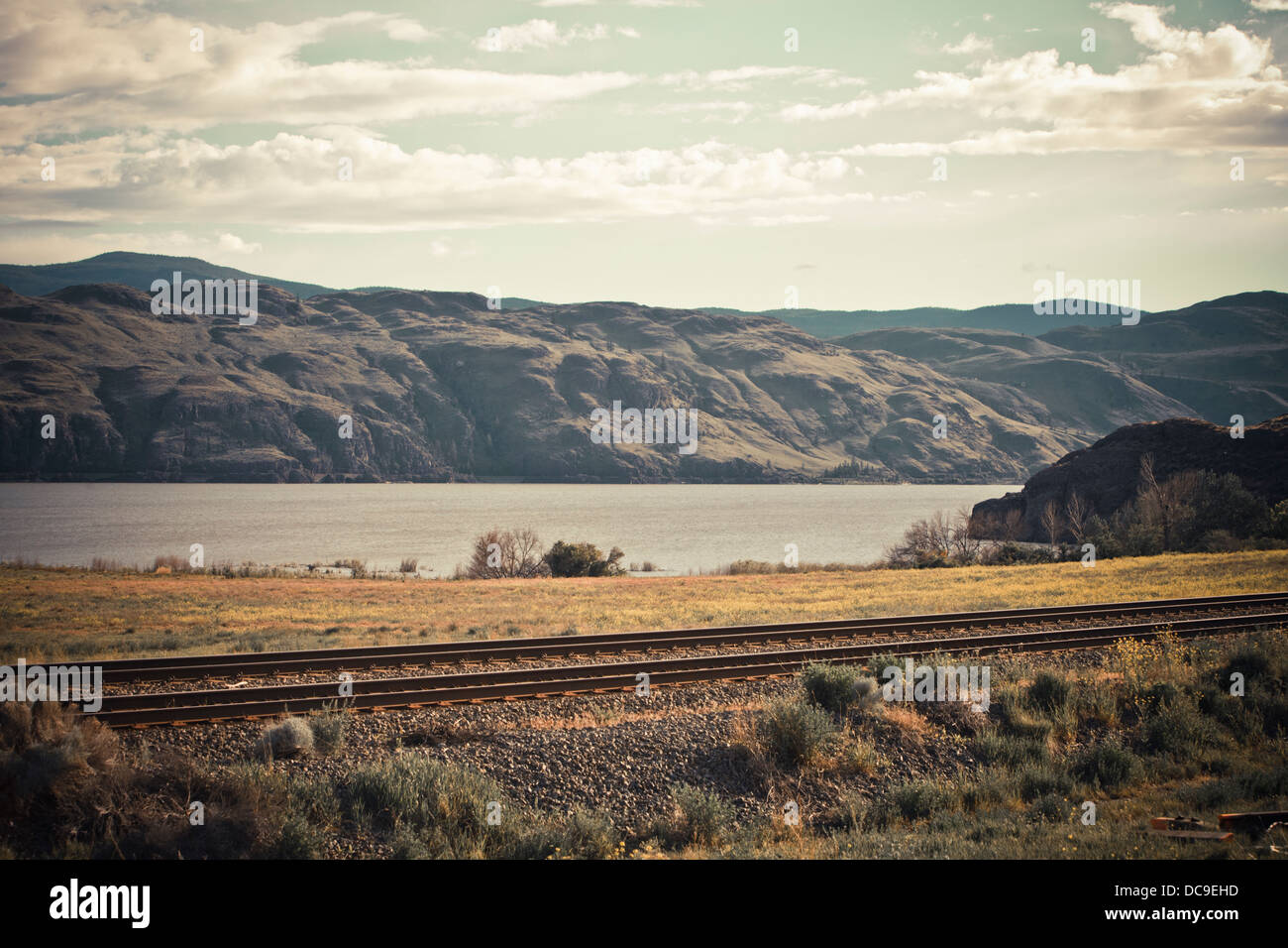 Kamloops Lake Stockfoto