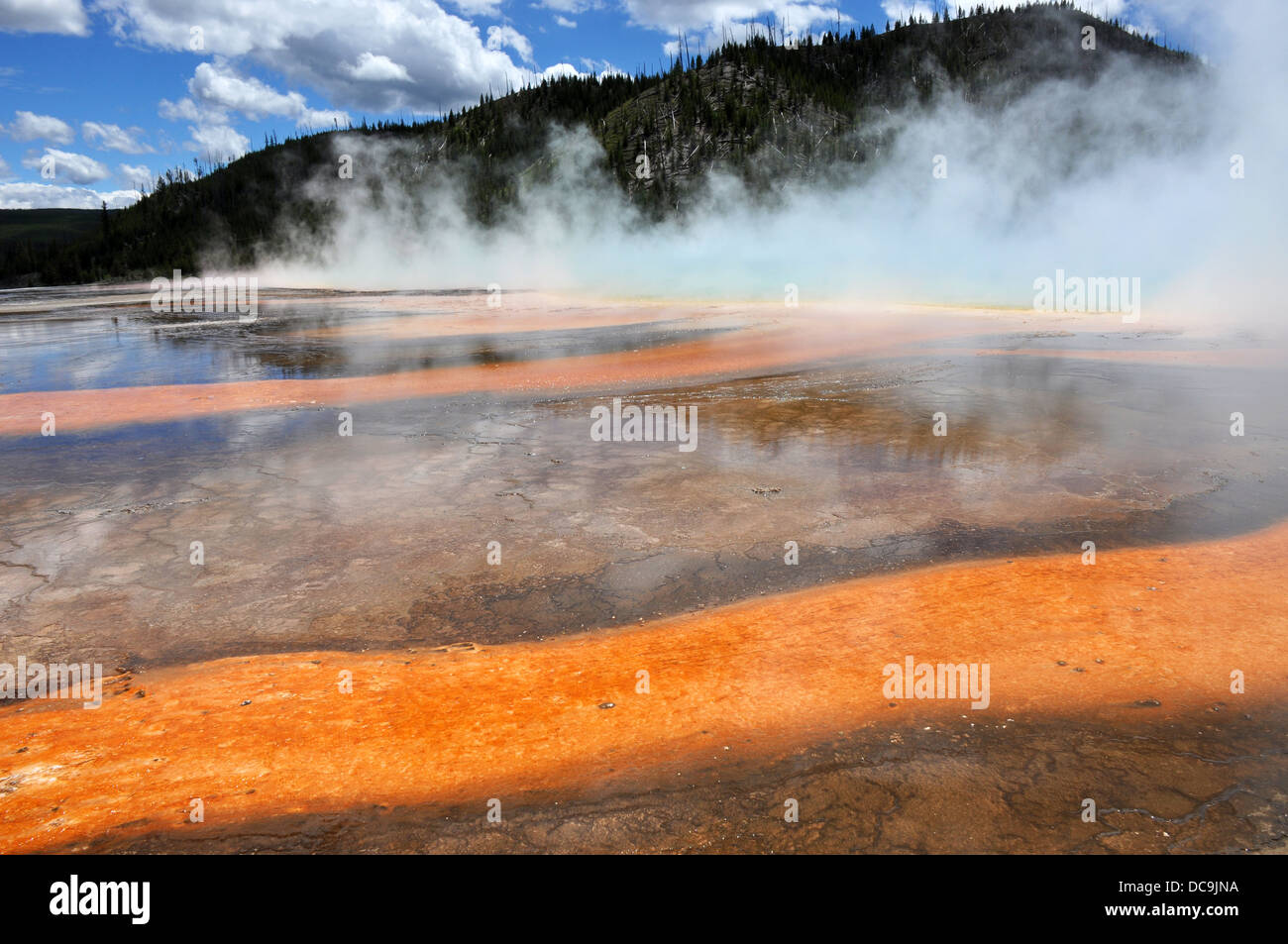 Grand prismatische Frühling in Yellowstone USA Stockfoto