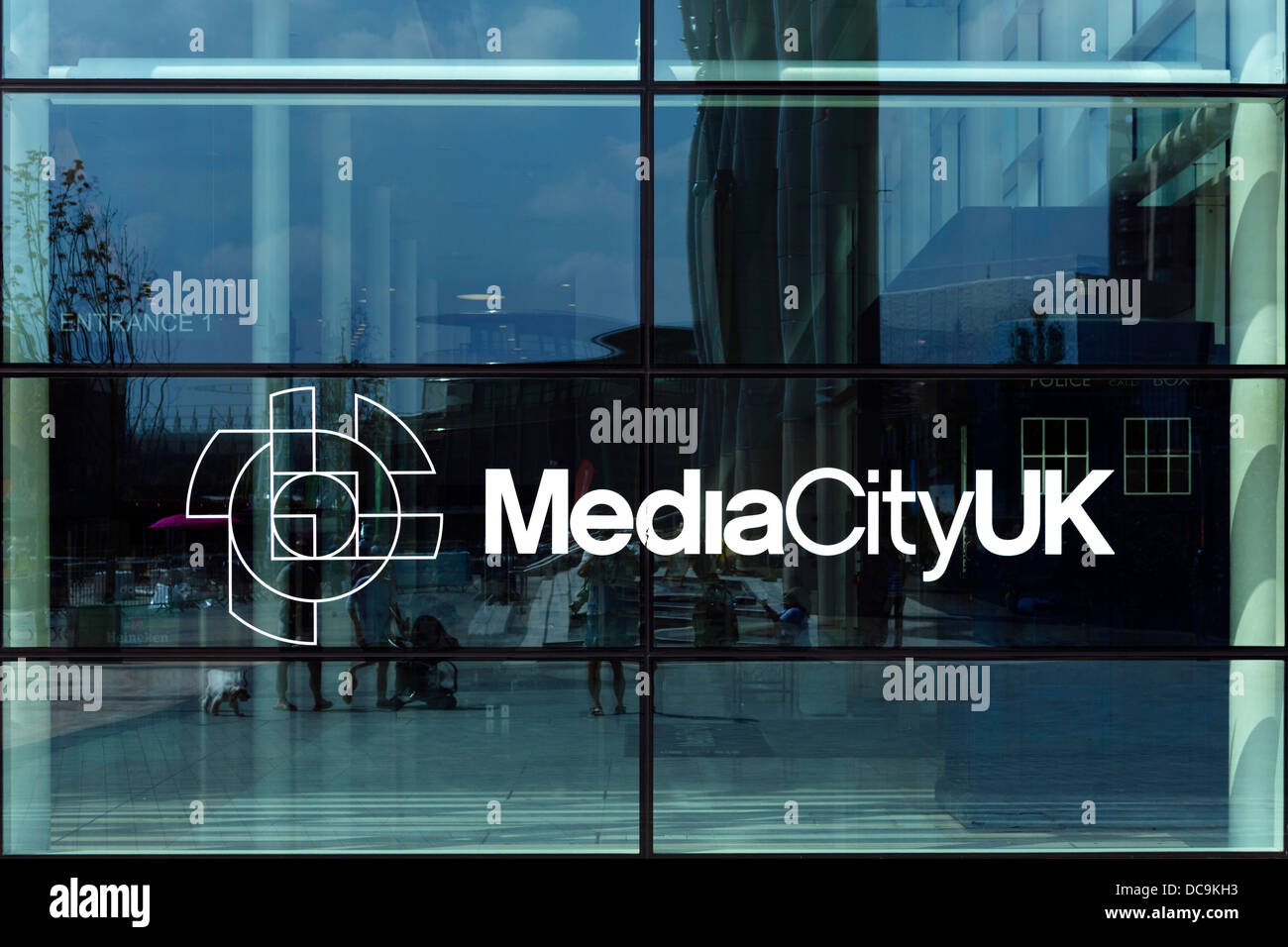 BBC-Studios in MediaCityUK, Salford Quays, Manchester, UK Stockfoto