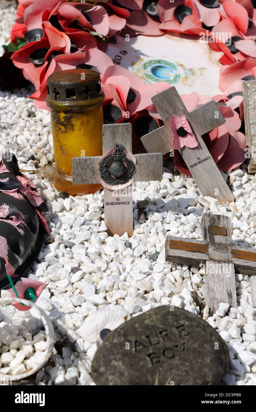 Die Erinnerung-Garten in der Commando-Gedenkstätte in der Nähe von Spean Bridge Stockfoto