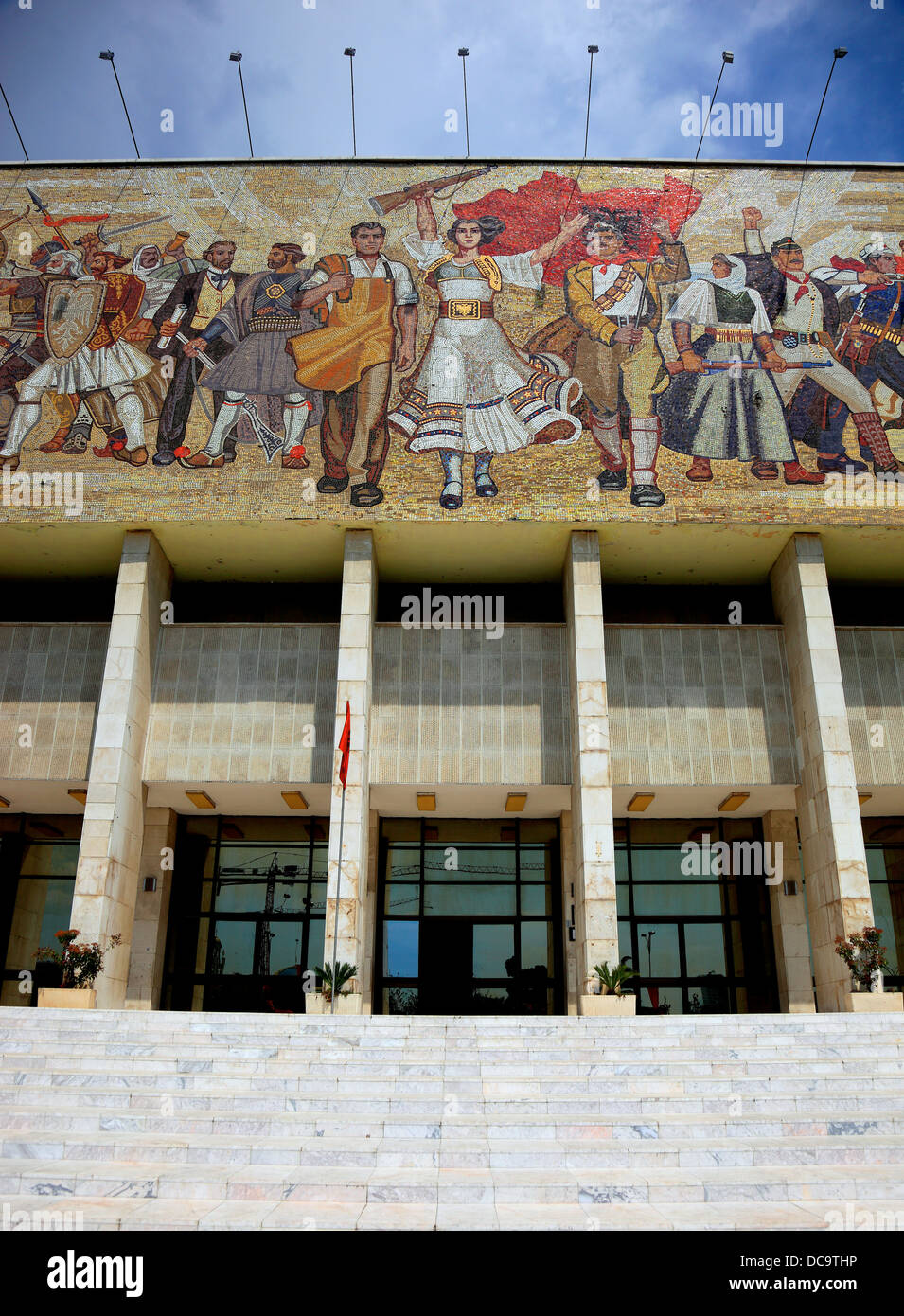Tirana, Albanien, das National History Museum Stockfoto