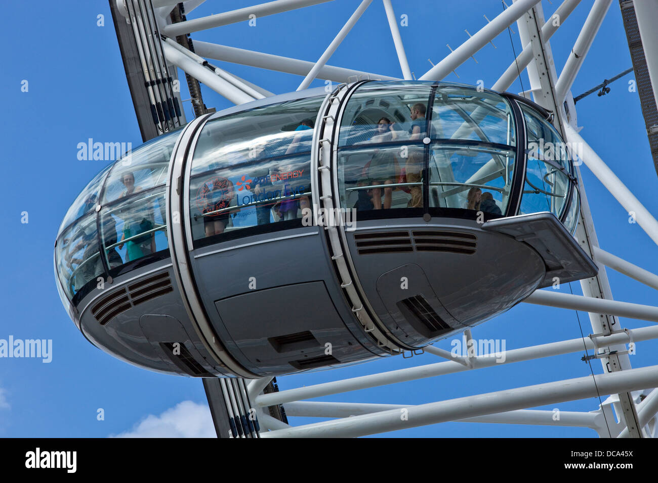 Das EDF Energy London Eye, London, England Stockfoto