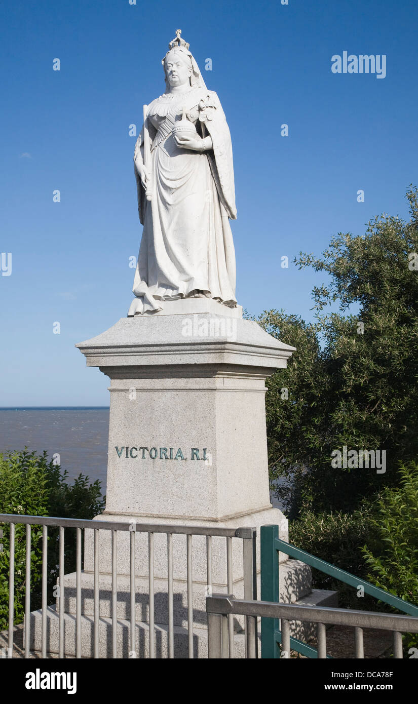 Königin Victoria Statue Dovercourt, Harwich, Essex, England Stockfoto