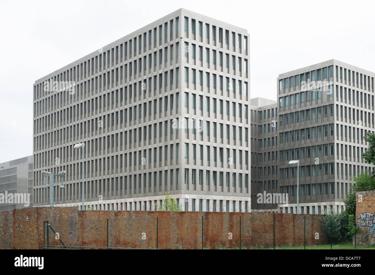 Außenansicht des neuen Hauptsitzes der BND (Bundesnachrichtendienst) der Bundesrepublik Intelligence Service Deutschland in Berlin Stockfoto