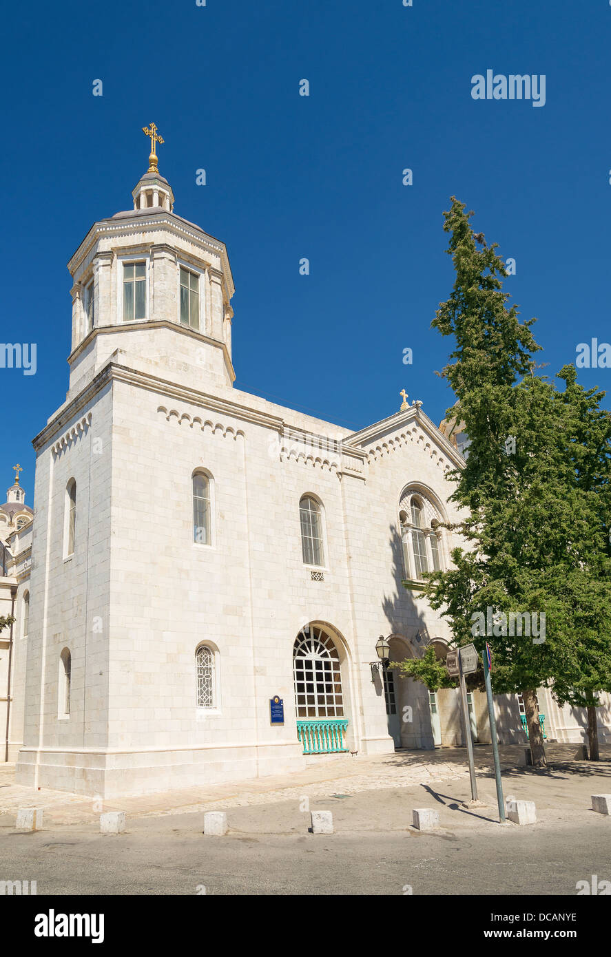 Russische Kirche in Jerusalem alte Stadt israel Stockfoto