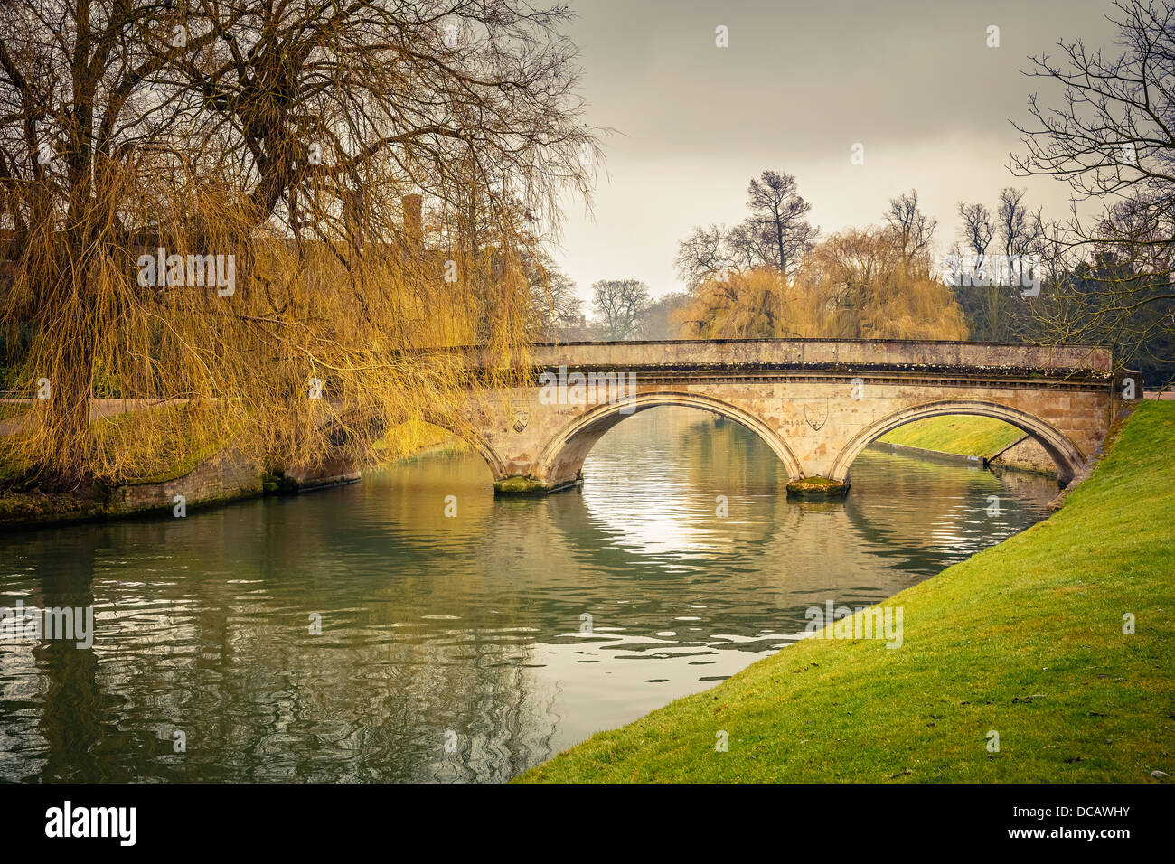 Cam-Fluss, Cambridge Stockfoto