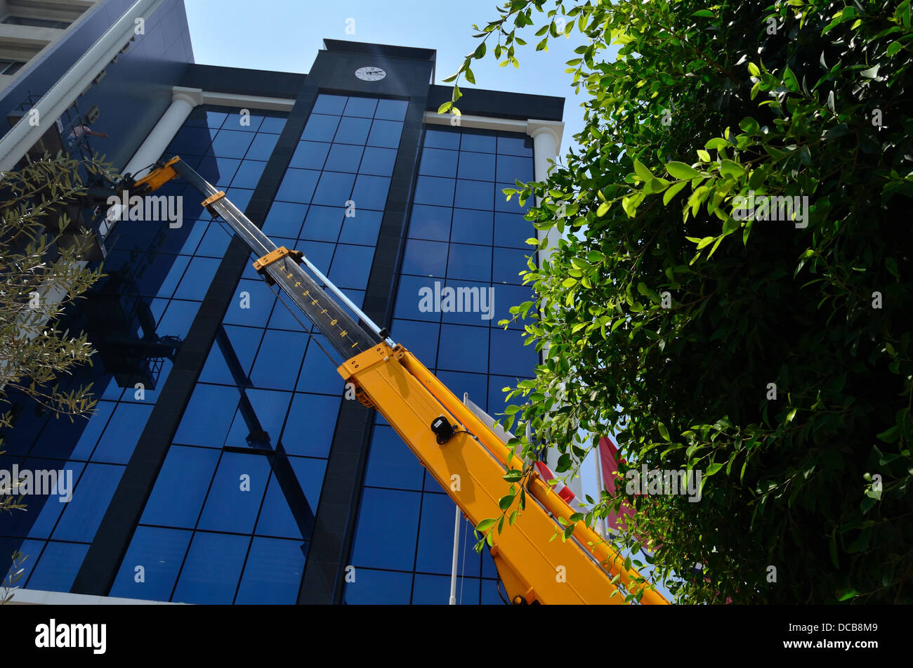 Limassol, Turm, Block, Business, blau, Fenster, Sky Stockfoto