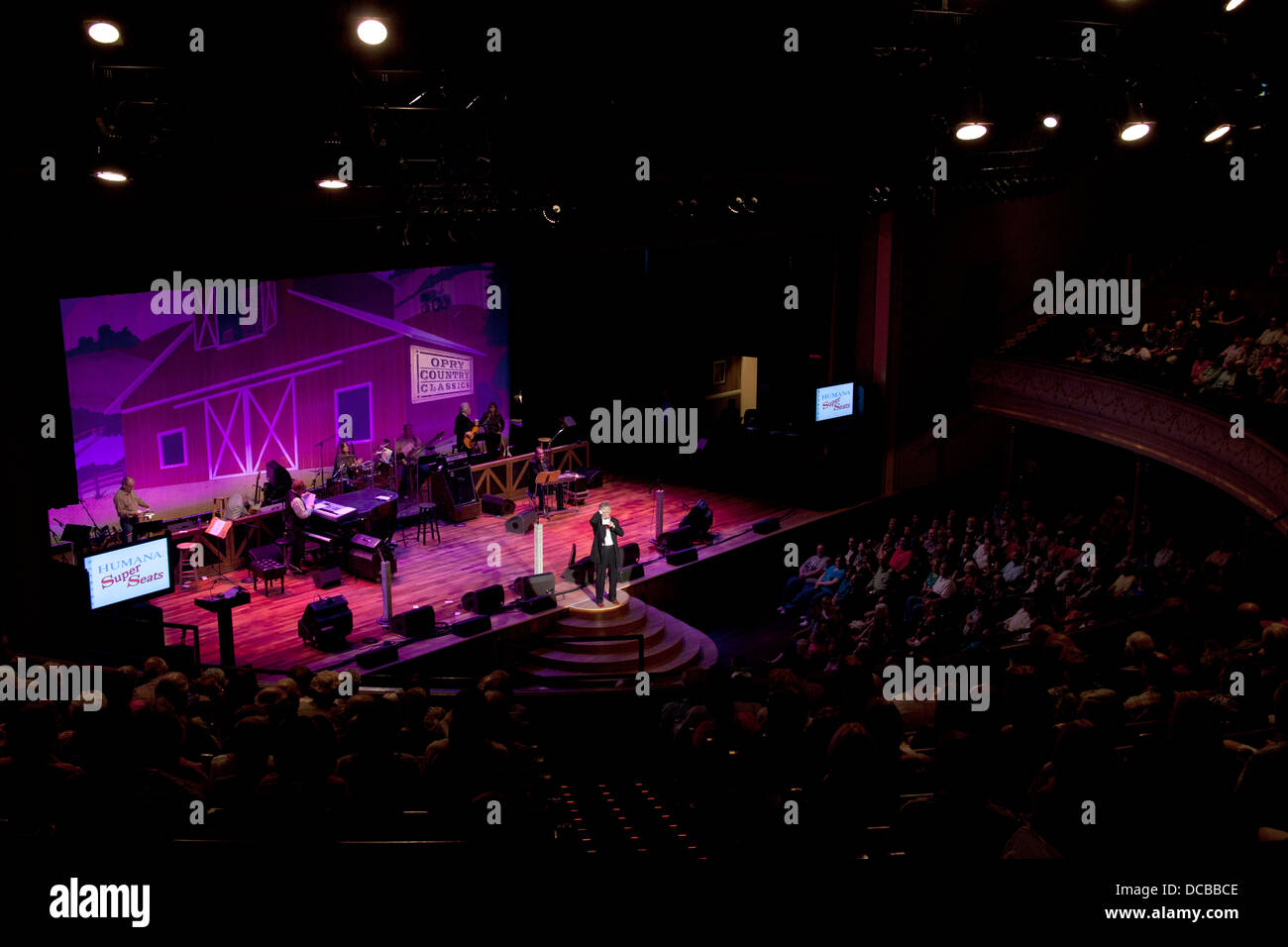 Konzert im Grand Ol Opry an das Ryman Auditorium in Nashville Tennessee USA Stockfoto