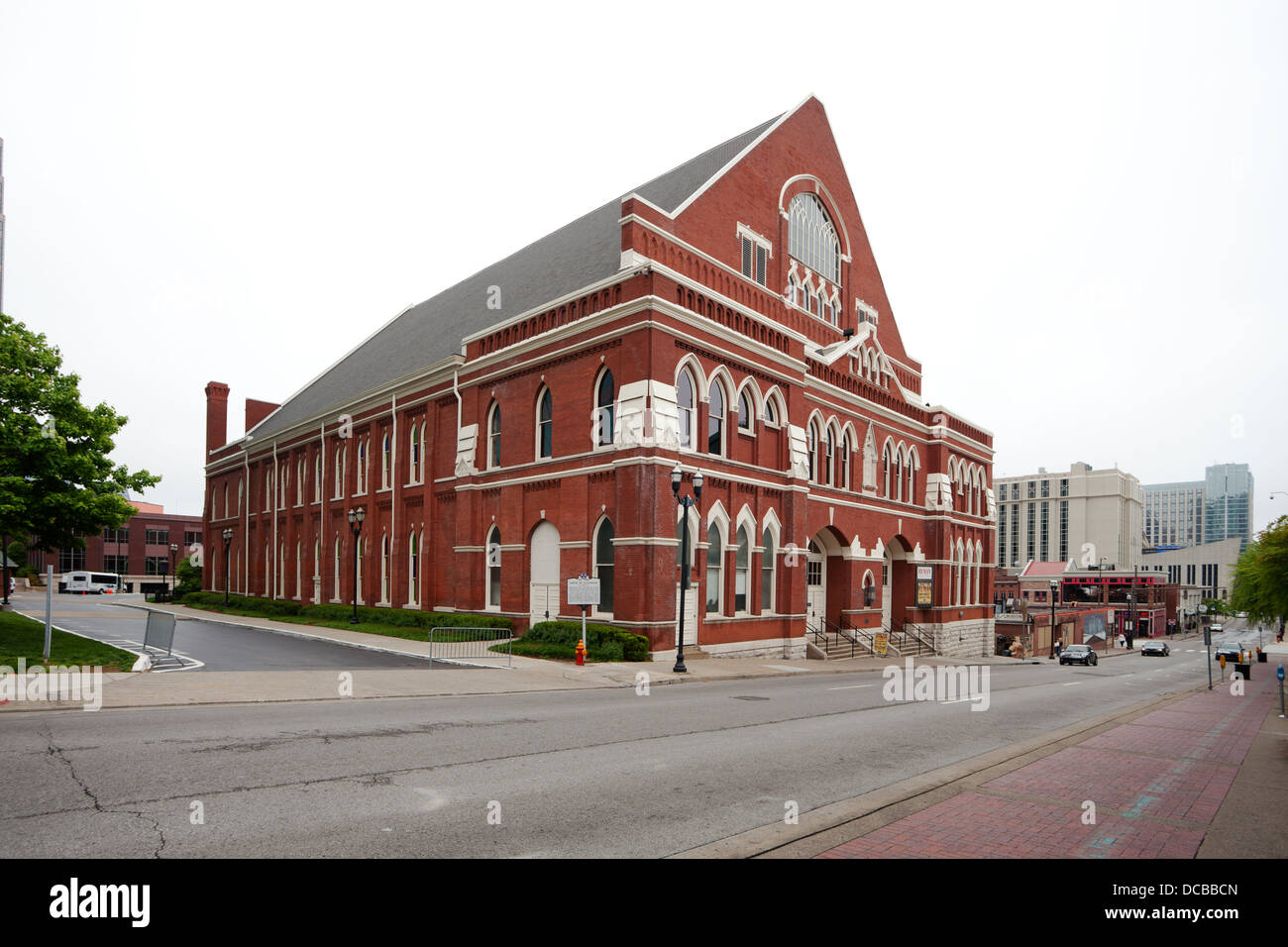 Das Ryman Auditorium in Nashville Tennessee USA. Heimat der Grand Ol Opry und Country-Musik-Kirche Stockfoto