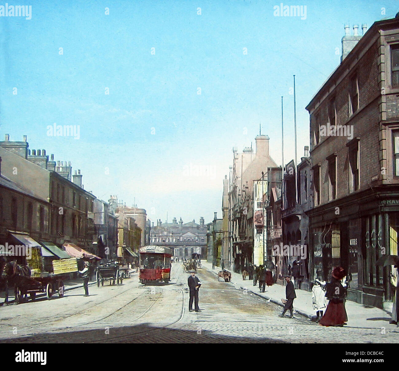 Derby Midland Road frühen 1900er Jahren Stockfoto