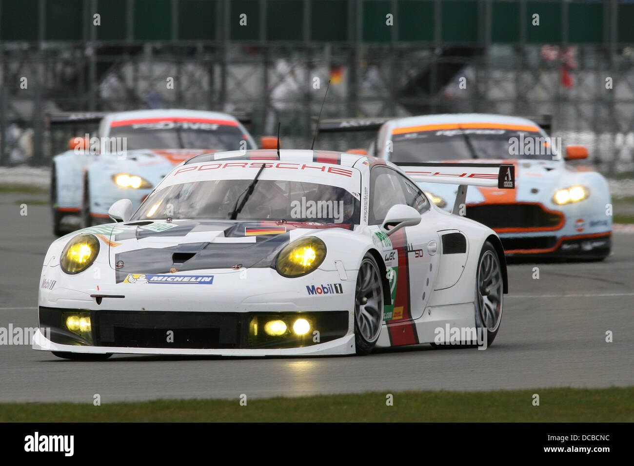 Porsche 911 RSR in der Silverstone 6 Stunden, 2013 Stockfoto