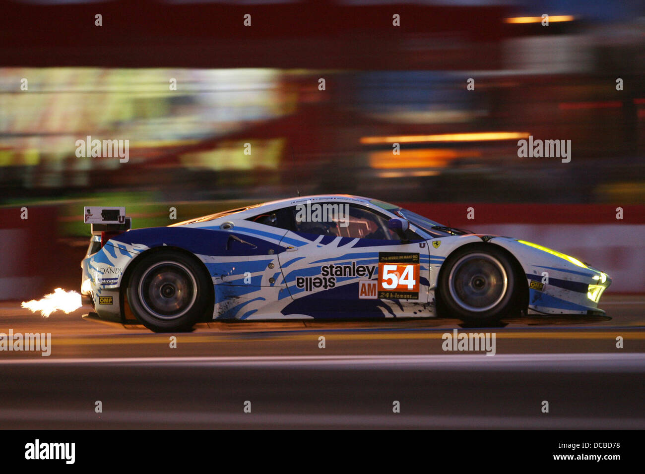 Ferrari 458 in Le Mans 24 Stunden, 2013 Stockfoto