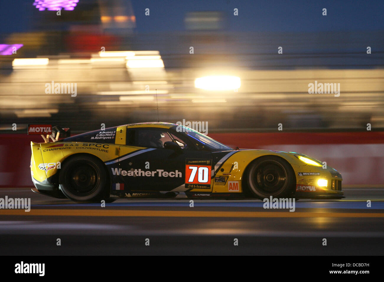 Chevrolet Corvette in Le Mans 24 Stunden, 2013 Stockfoto