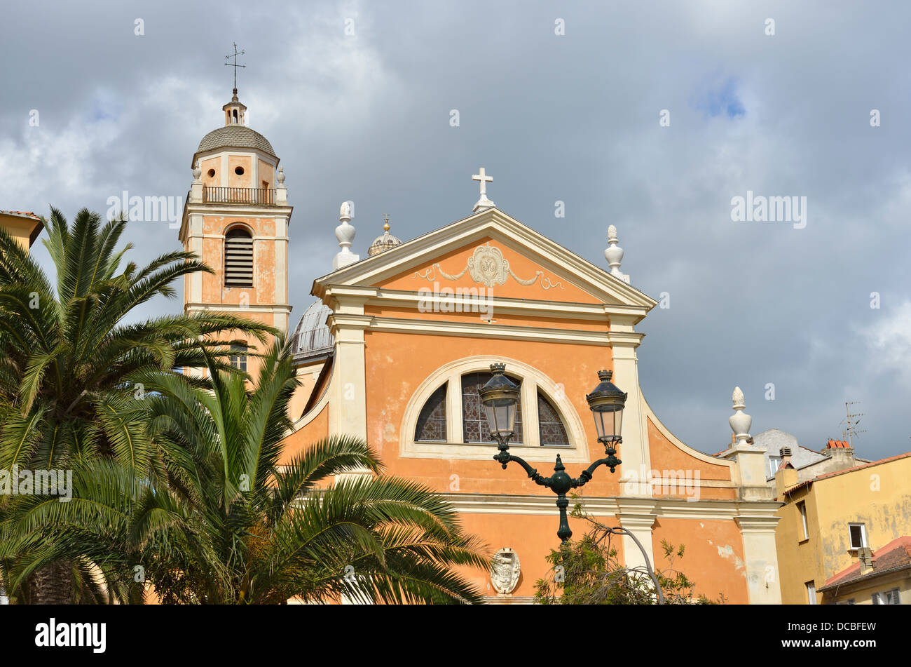 Die Kathedrale, Ajaccio, Korsika, Frankreich Stockfoto
