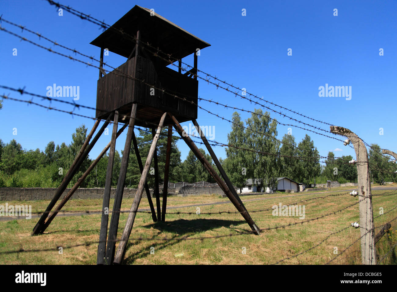 Prison Camp Lambinowice (Lamsdorf), Oppeln, Schlesien, Polen, Europa Stockfoto