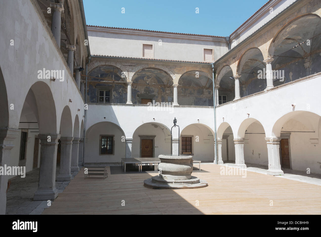 Schloss Frankopan, Stadt von Kraljevica, Adria Küste, Kroatien, Europa Stockfoto