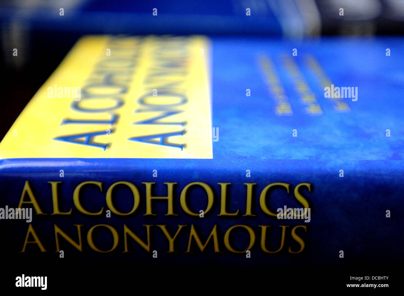 Der grundlegende Text oder großen Buch der Anonymen Alkoholiker Stockfoto
