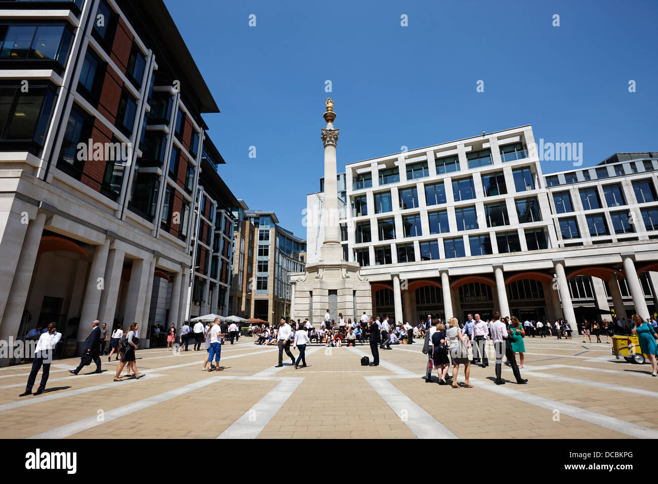 Paternoster Square und der London Stock Exchange England UK Stockfoto