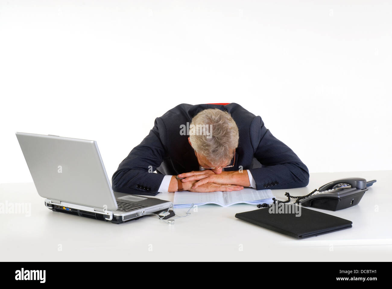 Studium der Ergebnisse Stockfoto