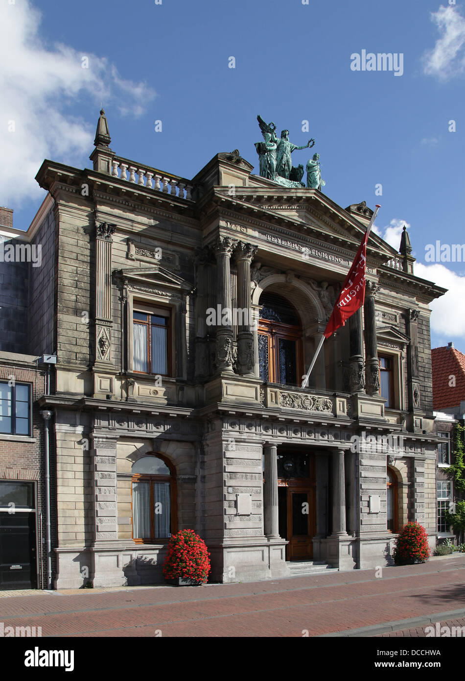 Teylers Museum, eine Kunst, Naturgeschichte und Wissenschaftsmuseum, Haarlem, Niederlande. Gegründet im Jahre 1778, Stockfoto