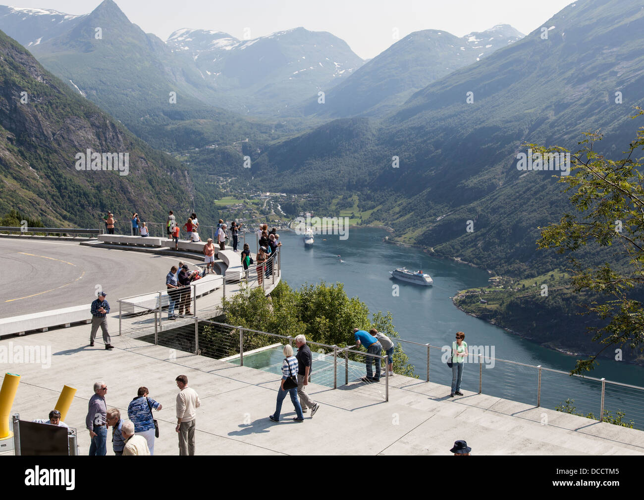 Trollstigen-pass Stockfoto