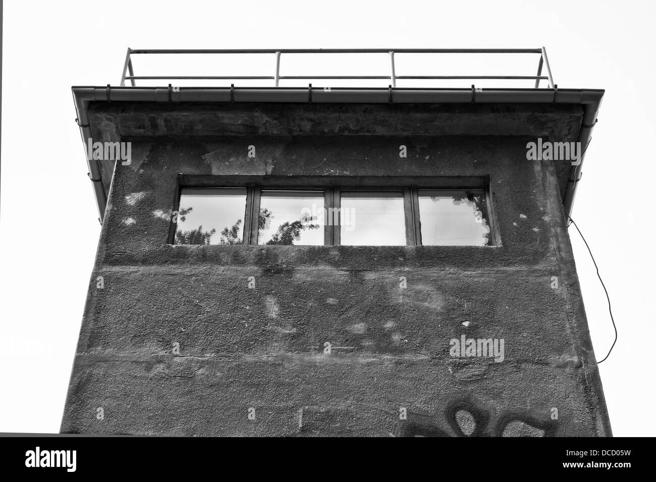 Wachturm in der ehemaligen Deutschen Demokratischen Republik, DDR Stockfoto