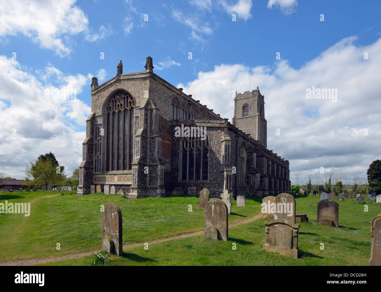 Kirche des Heiligen Trinty. Blythburgh, Suffolk, England, Vereinigtes Königreich, Europa. Stockfoto