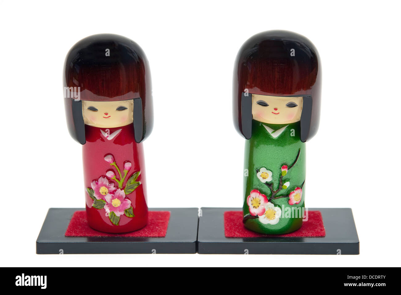 Kokeshi Puppe, typisch japanische Puppe Stockfoto