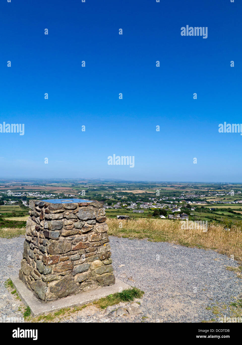 Blick von St Agnes Beacon Cornwall UK Stockfoto