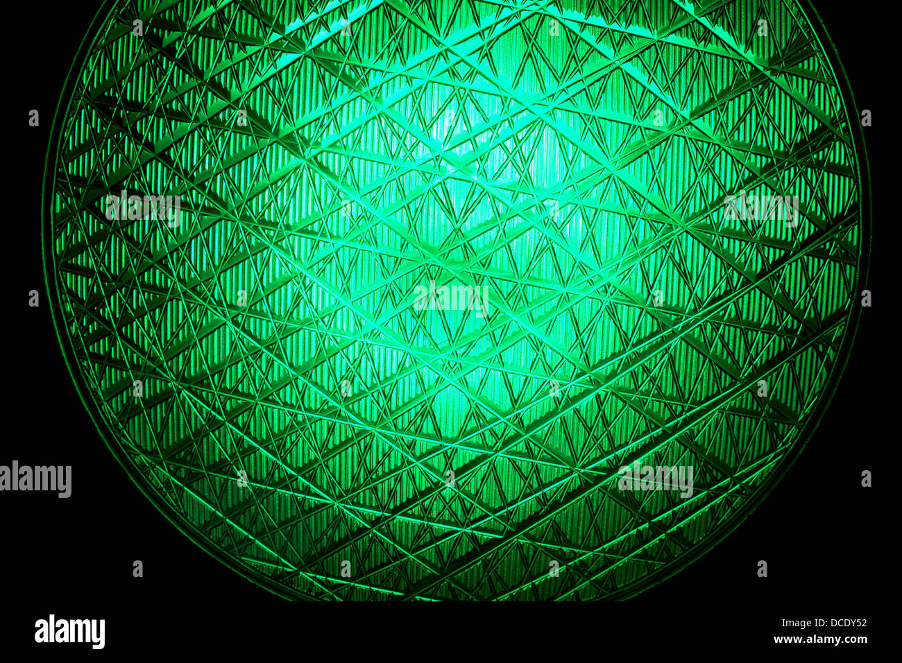 grüne Ampel Stockfoto