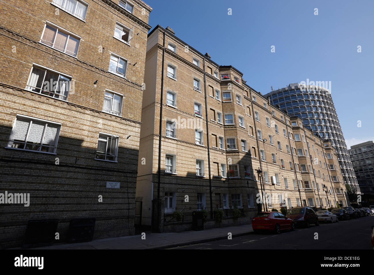 die Peabody Vertrauen wild Straße Immobilien London England UK Stockfoto