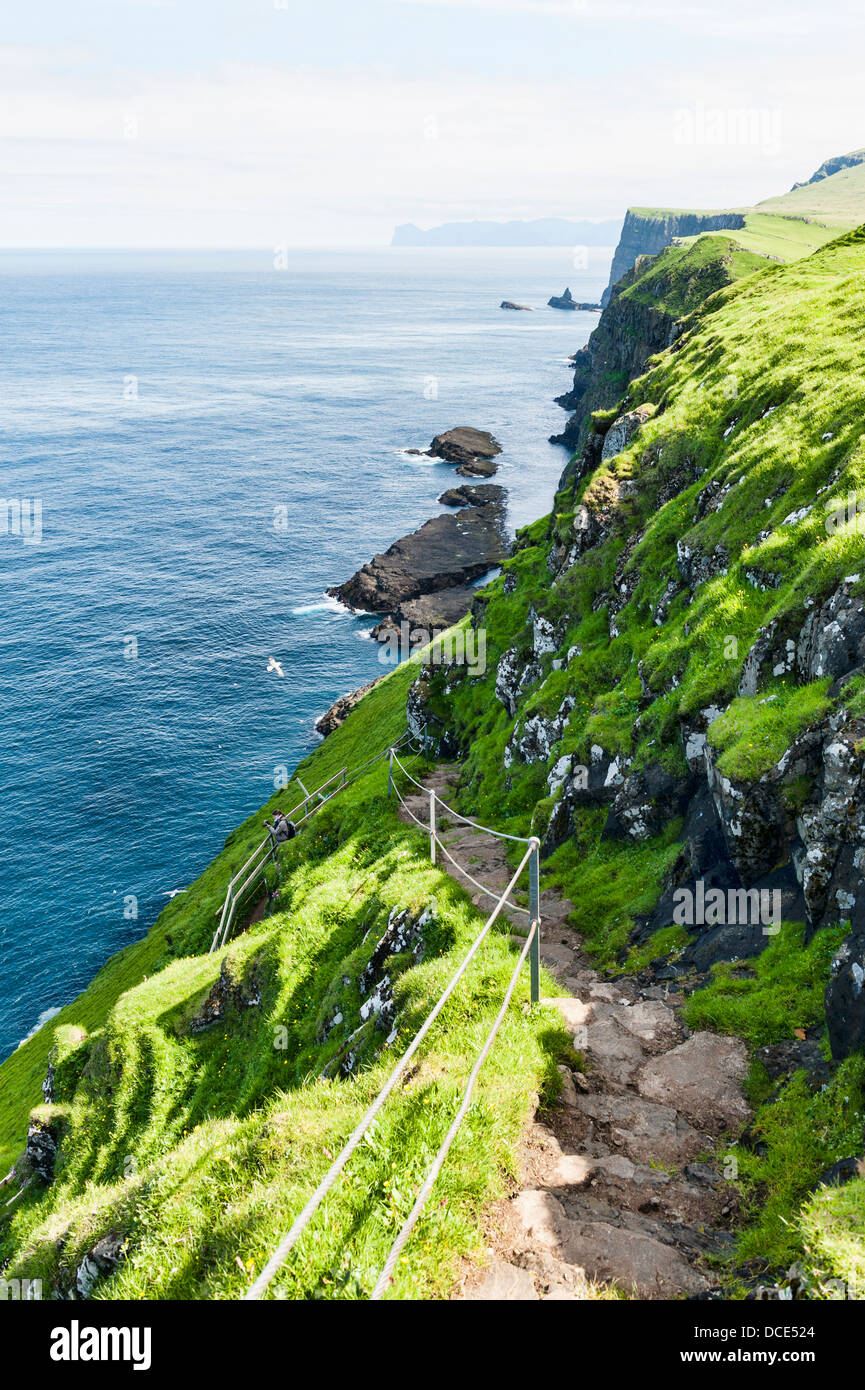Landschaft auf den Färöer Inseln Stockfoto