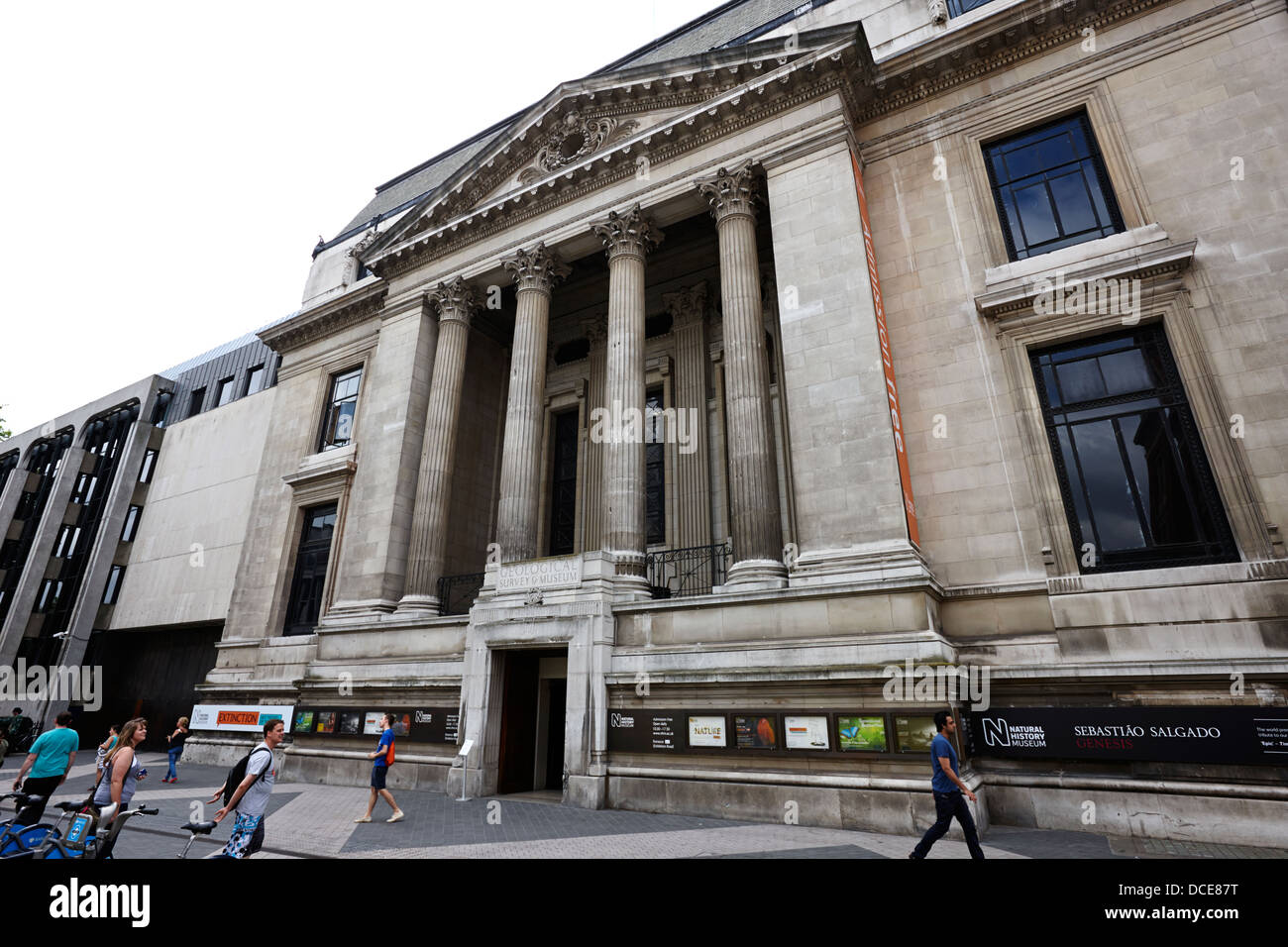 Seite Eingang geologischen Museum Naturhistorisches Museum London England UK Stockfoto