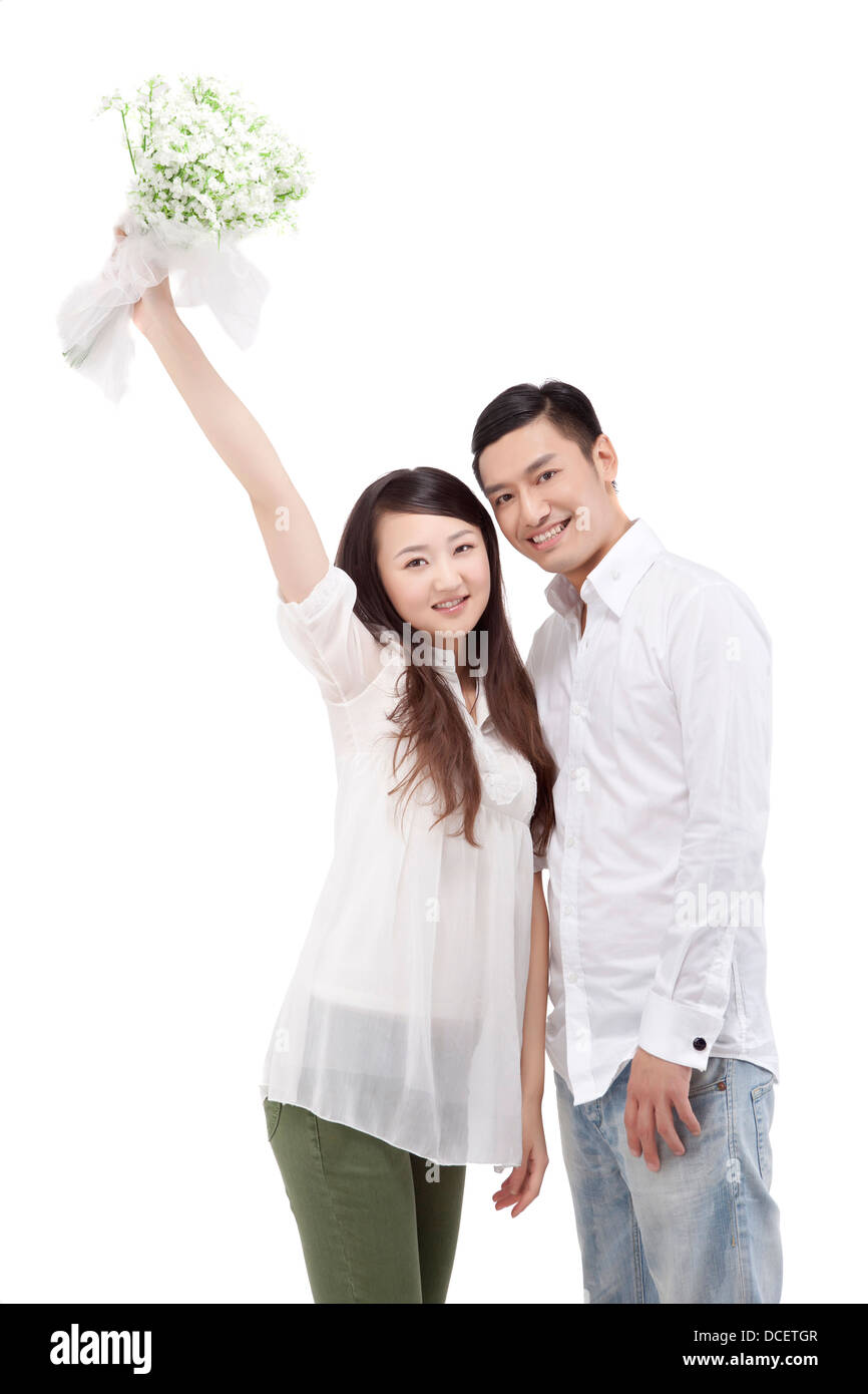 Junges Paar orientalischen Mode Stockfoto