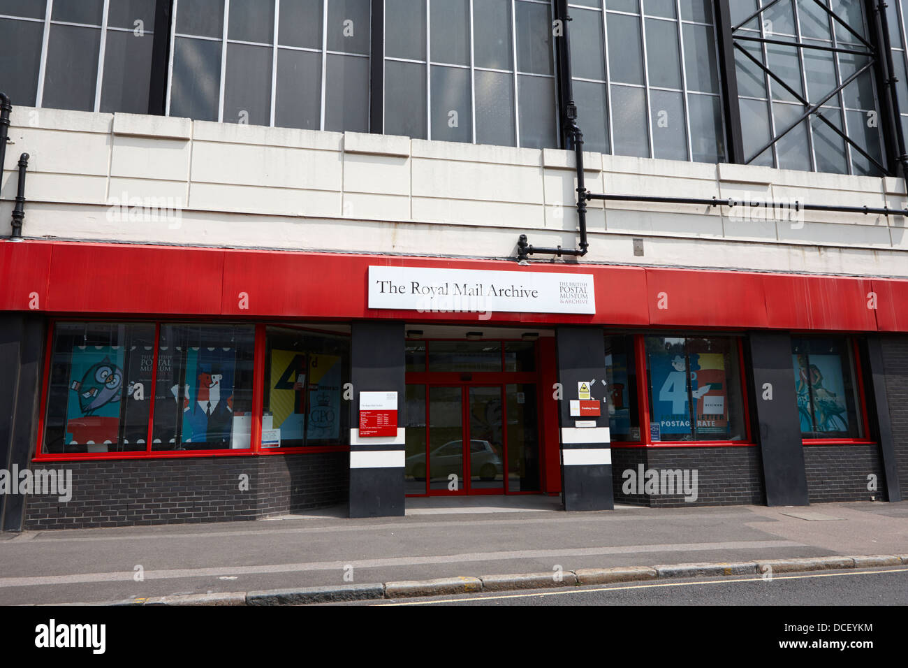 die royal Mail-Archiv und britisches Postmuseum in Mount Pleasant Sortierung Büro London England UK Stockfoto