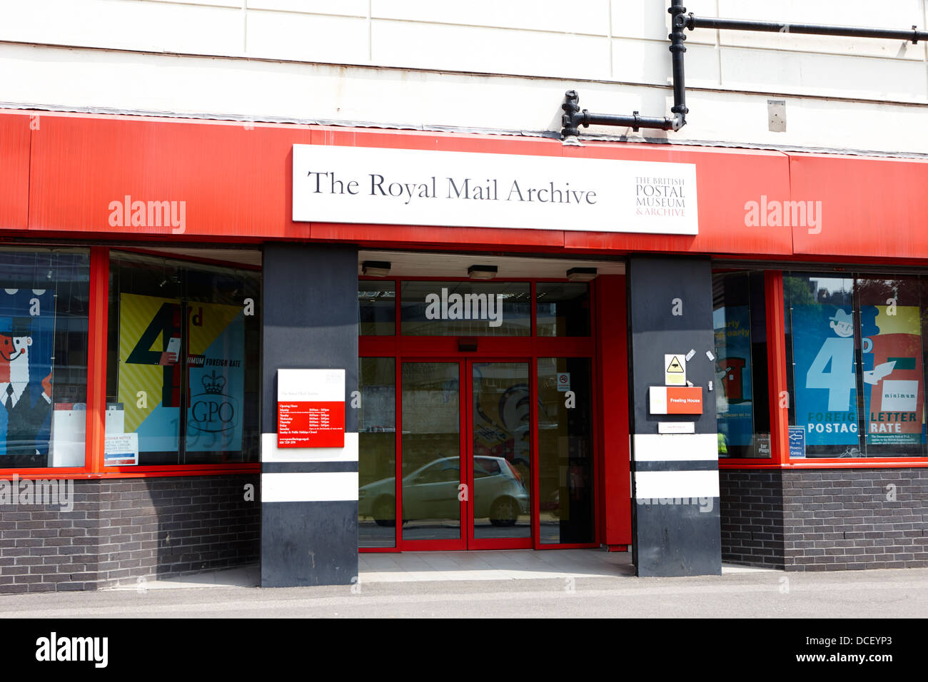 die royal Mail-Archiv und britisches Postmuseum in Mount Pleasant Sortierung Büro London England UK Stockfoto