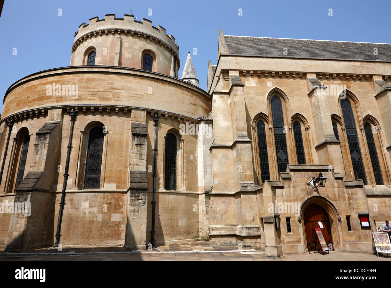 Tempel Kirche 12. Jahrhundert der Kirche nach Hause zu den Tempelrittern London England UK Stockfoto