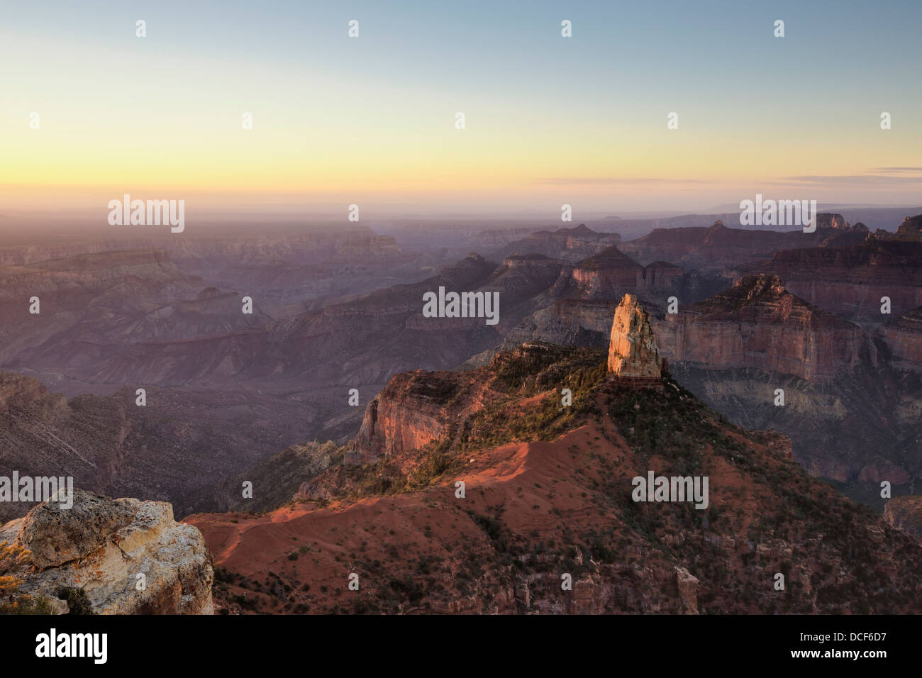 Roosevelt Point auf der North Rim des Grand Canyon; Arizona Usa Stockfoto