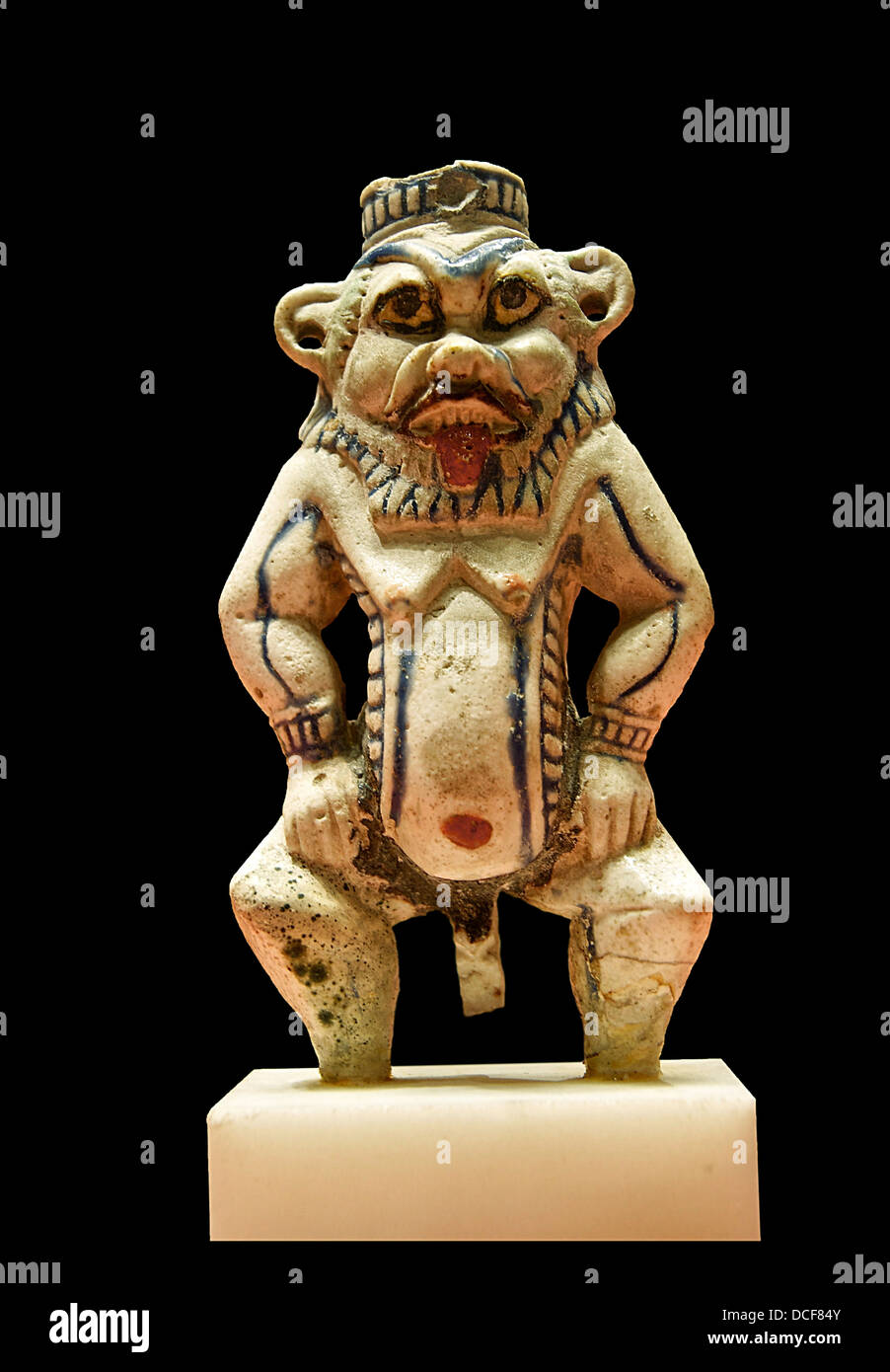 Parfüm-Flasche für Kohl, die Gott Bes Stockfoto